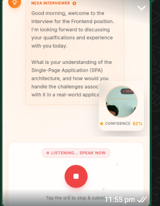AI Interview Platform Screenshot 2