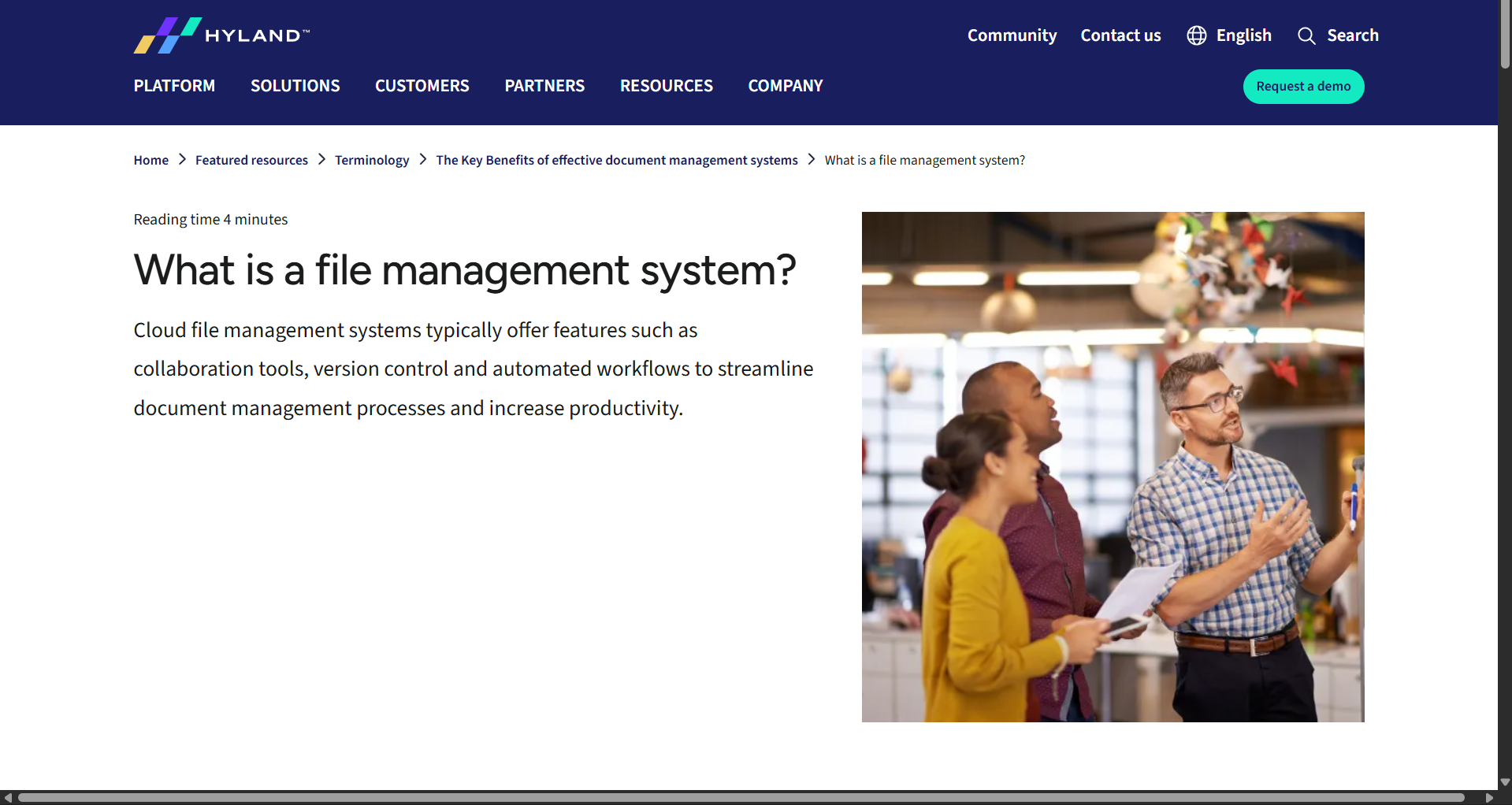File Management System Screenshot 1